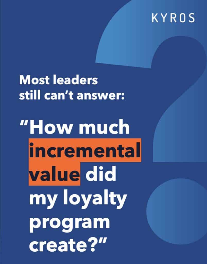 how much incremental value did my loyalty program create?